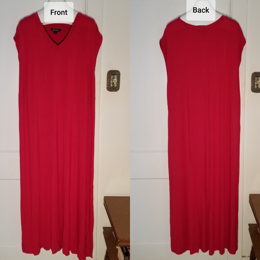 Red Maxi Dress from Roman's Sz 3X (30/32)